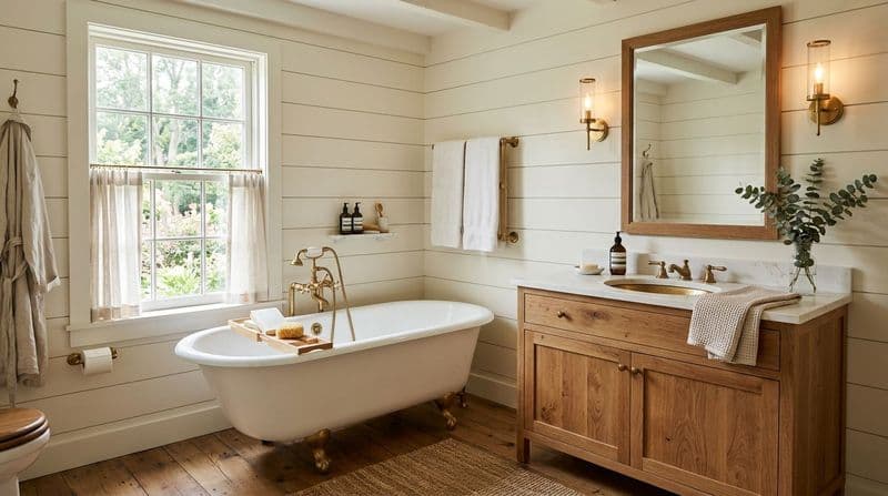 AI Budget Refresh Bathroom Remodel design by DarHouse